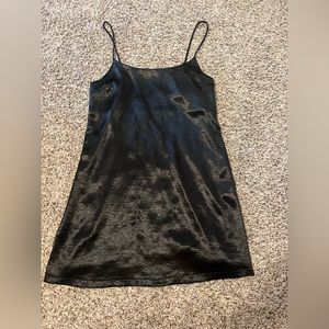 Silence + noise black dress